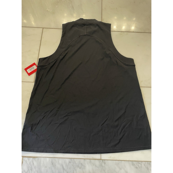NWT Spanx Women's Go Lightly Ribbed Mock Neck Sleeveless Tank Top Black Size Med - Picture 6 of 8